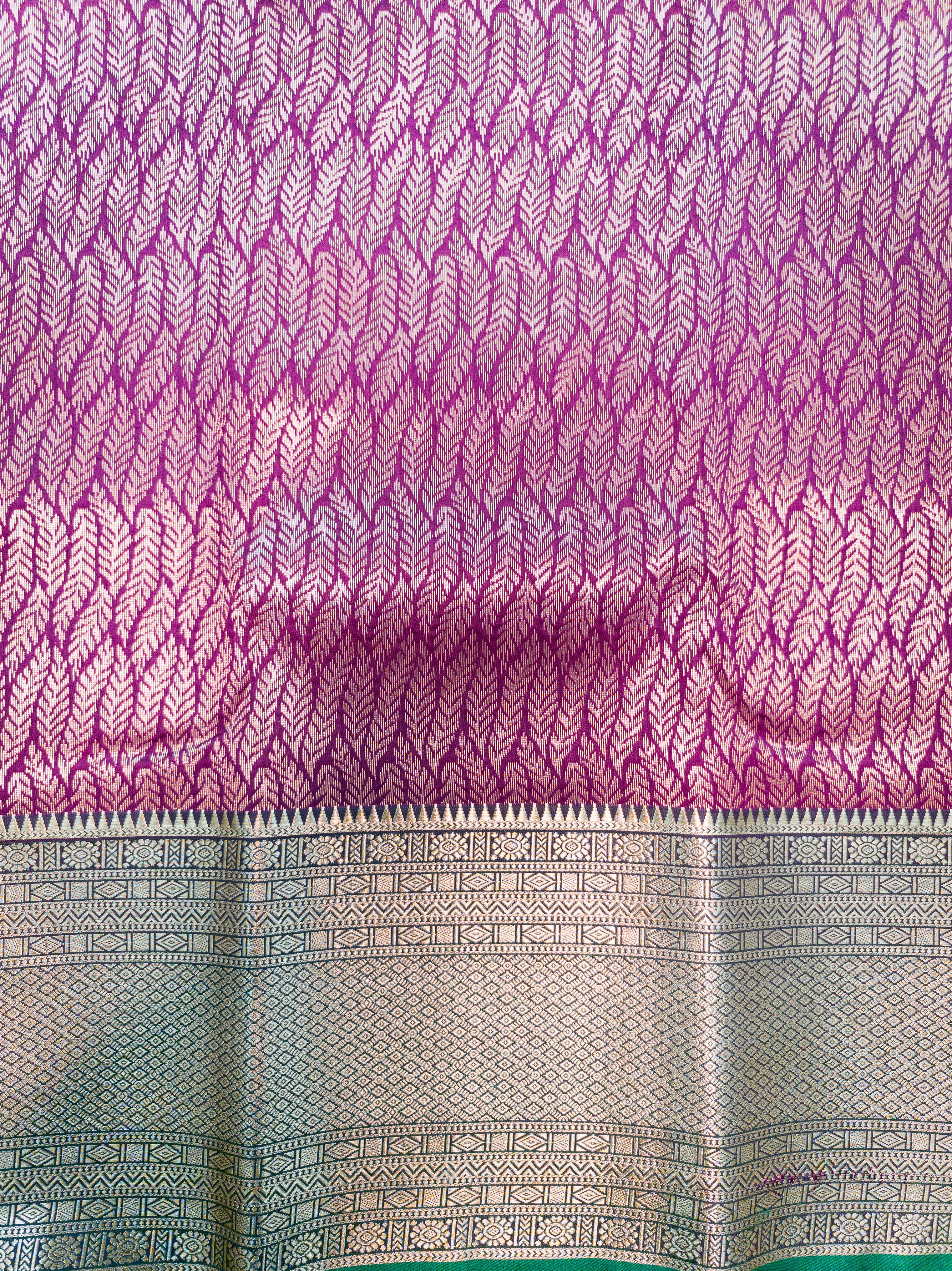 Deep Wine Kanchivaram Silk Saree