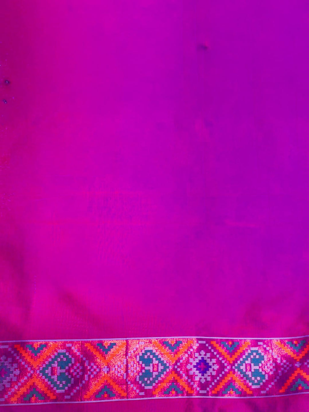 Sky Blue Pochampally Patola Saree