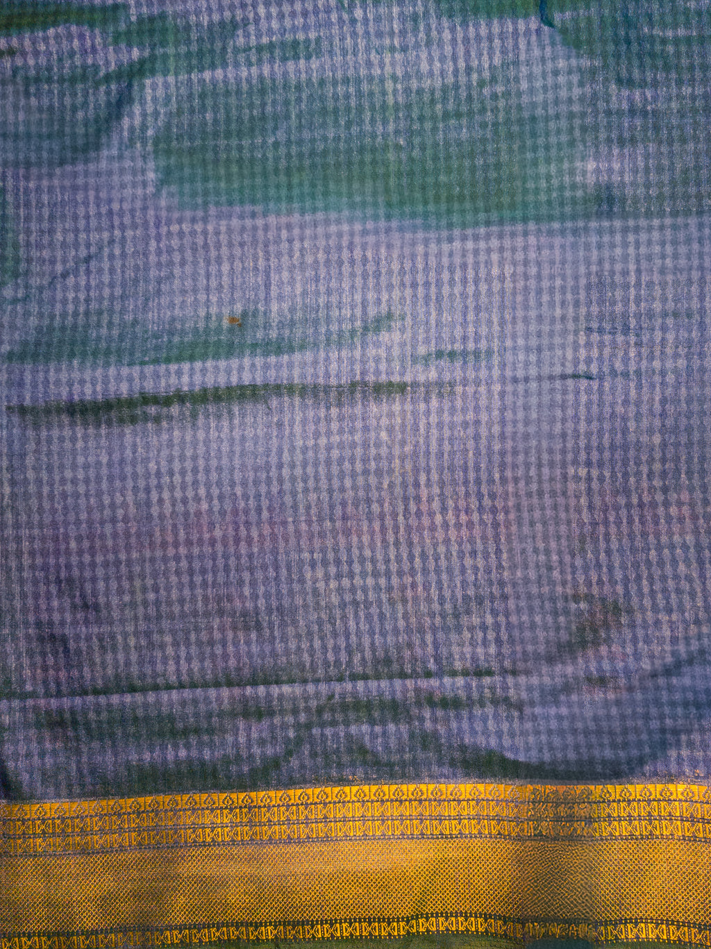 Green Pochampally Cotton Silk Saree