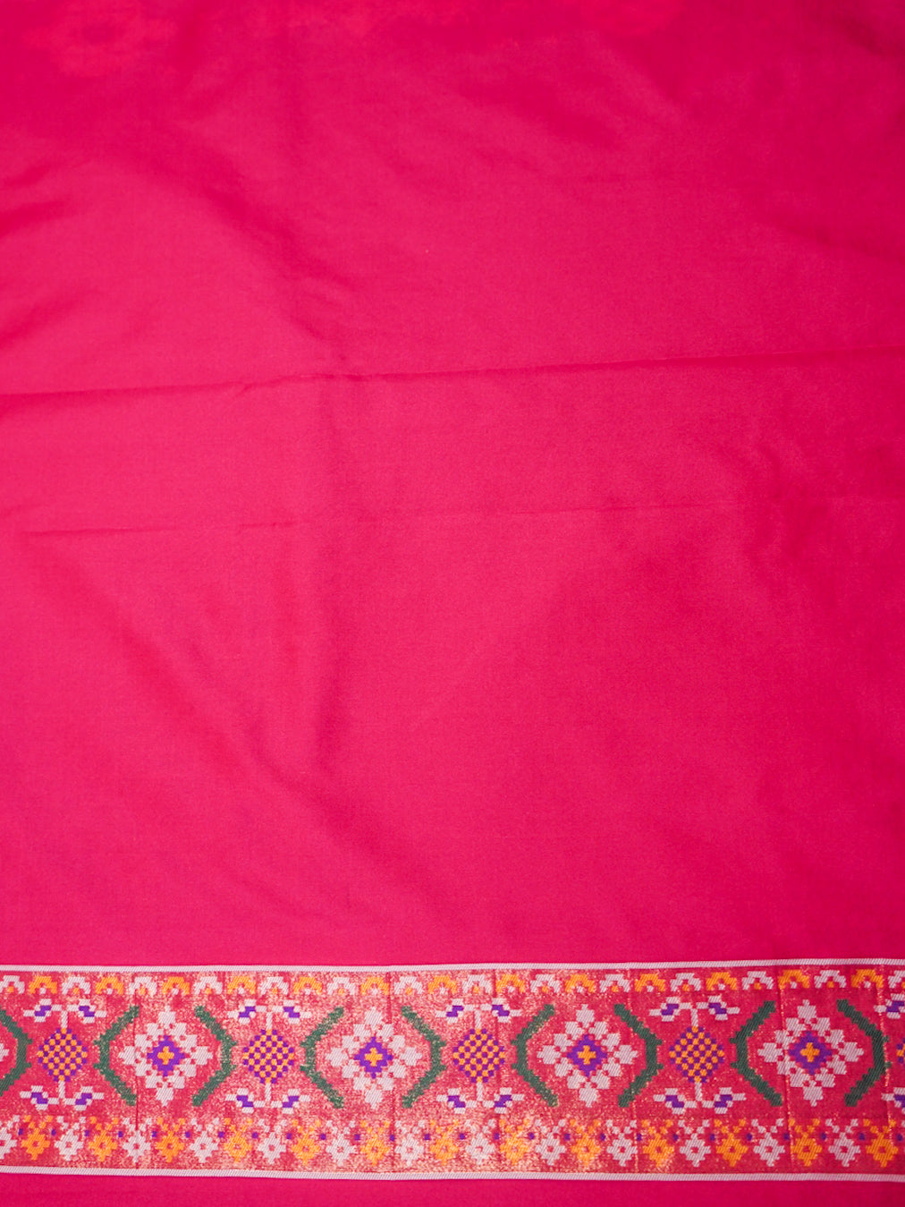 Purple Pochampally Patola Silk Saree