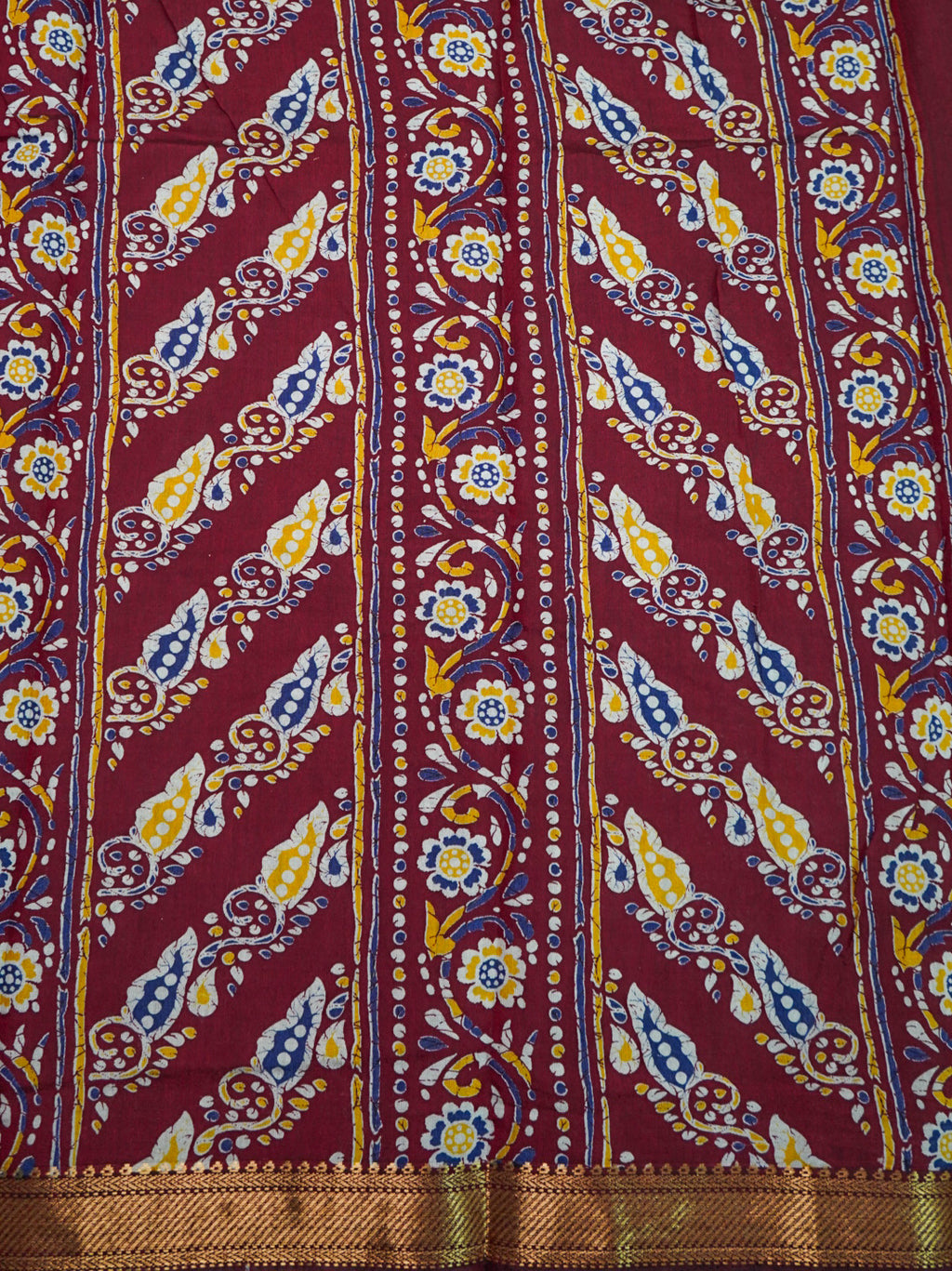 Deep Blue Pochampally Patola Saree