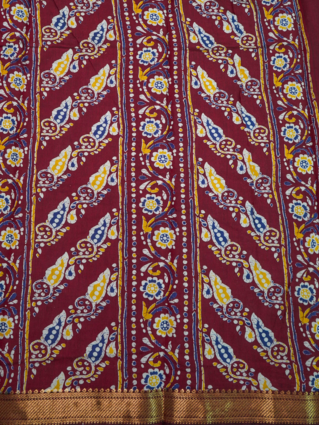 Deep Blue Pochampally Patola Saree