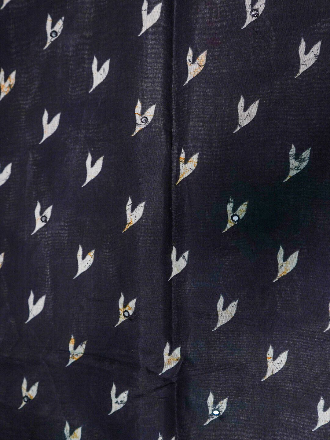 Pochampally Ikkat Printed Silk Saree