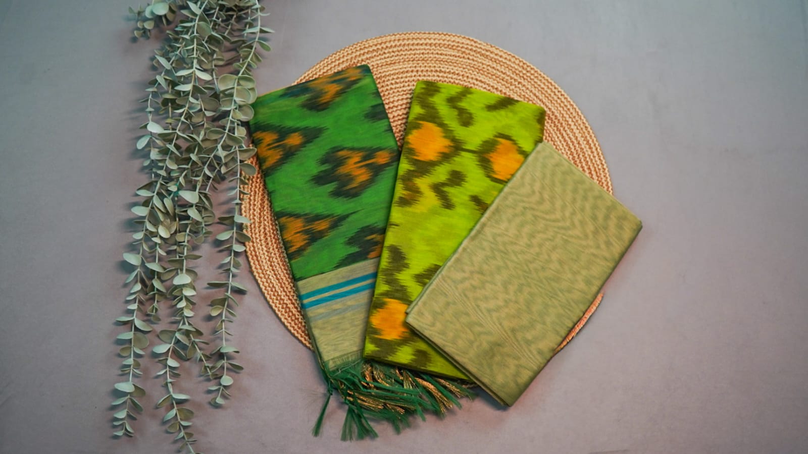 Pure handloom pochampally soft sico silk dress material (Unstitched) (Copy)