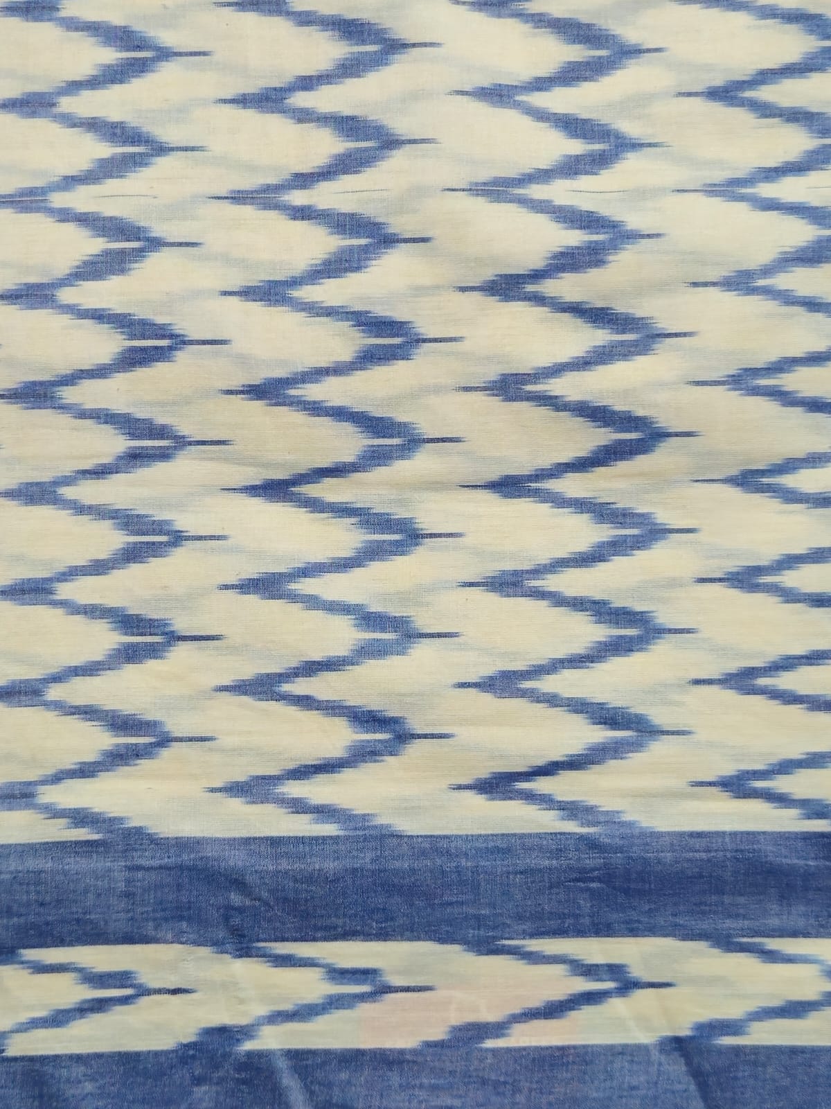 Blue Pochampally Ikat Cotton Saree